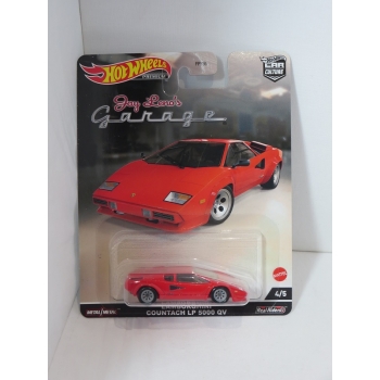 Hot Wheels 1:64 Jay Leno Garage - Lamborghini Countach LP 5000 QV red